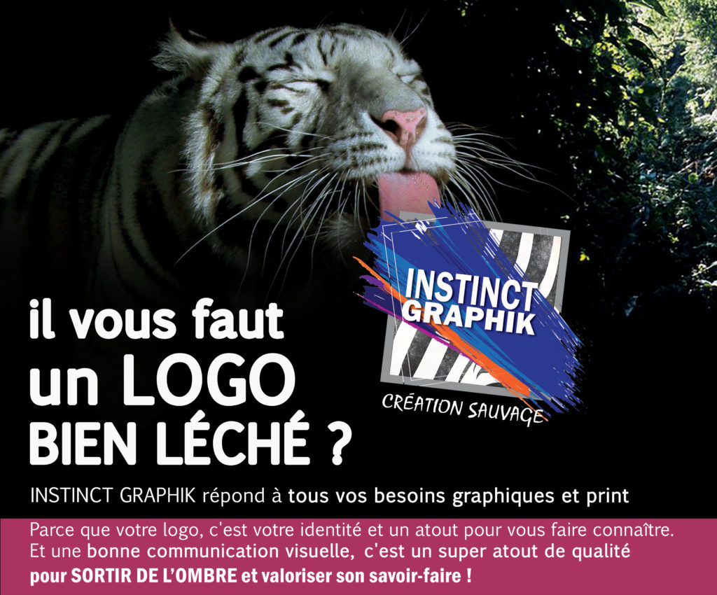tigre lecher logo instinct graphik