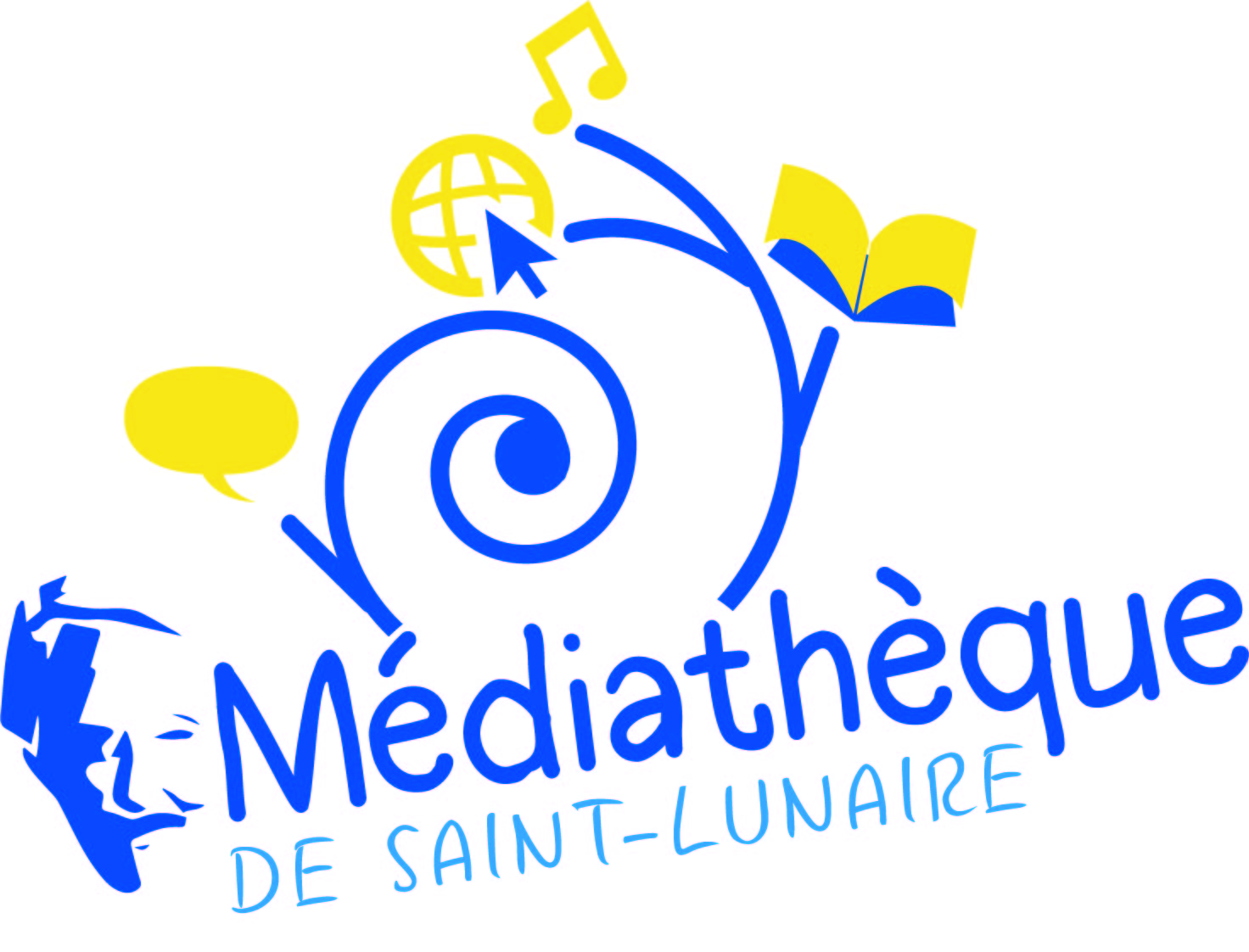 instinct graphik logo médiathèque st lunaire dinard cote d'émeraude Saint briac graphiste cyrielle hergué